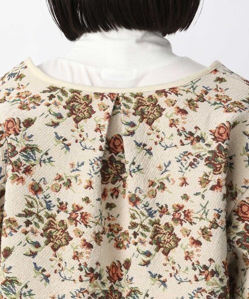 LOWRYS FARM（ローリーズファーム）の「ゴブランジャケカーデＬＳ　218031（カーディガン/ボレロ・レディース・ブラック/ベージュ/アイボリー/オレンジ・FREE）」の21枚目の写真