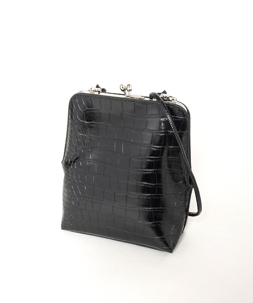 Crisp(クリスプ)の「クロコ柄ミニバッグ(ショルダーバッグ・レディース・ブラック/ブラウン・FREE)」の19枚目の写真