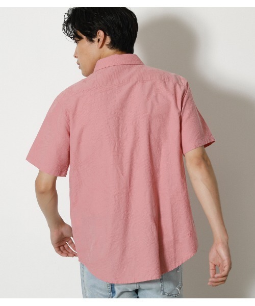 AZUL by moussy(アズールバイマウジー)の「SHADOW ALOHA SHIRT/シャドウアロハシャツ(シャツ/ブラウス・メンズ・ホワイト/ネイビー/ライトピンク・SMALL/MEDIUM/LARGE/X-LARGE)」の14枚目の写真