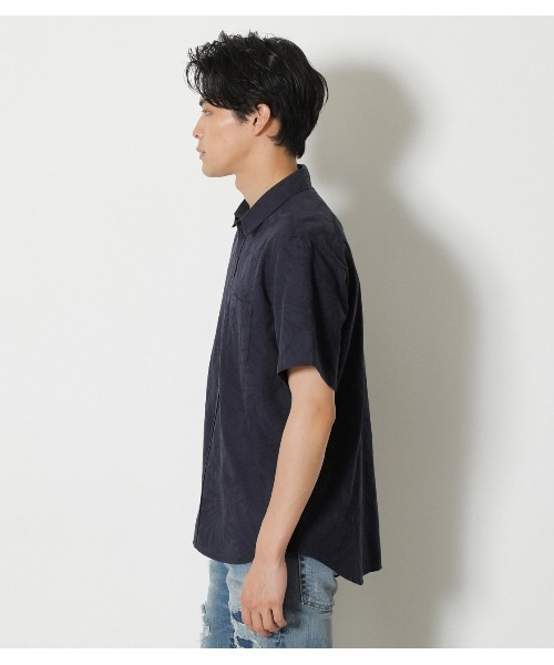 AZUL by moussy(アズールバイマウジー)の「SHADOW ALOHA SHIRT/シャドウアロハシャツ(シャツ/ブラウス・メンズ・ホワイト/ネイビー/ライトピンク・SMALL/MEDIUM/LARGE/X-LARGE)」の19枚目の写真