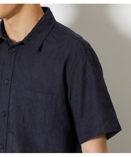 AZUL by moussy(アズールバイマウジー)の「SHADOW ALOHA SHIRT/シャドウアロハシャツ(シャツ/ブラウス・メンズ・ホワイト/ネイビー/ライトピンク・SMALL/MEDIUM/LARGE/X-LARGE)」の16枚目の写真