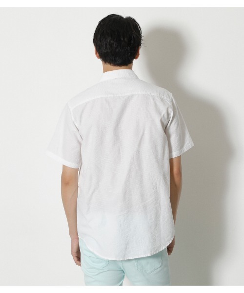AZUL by moussy(アズールバイマウジー)の「SHADOW ALOHA SHIRT/シャドウアロハシャツ(シャツ/ブラウス・メンズ・ホワイト/ネイビー/ライトピンク・SMALL/MEDIUM/LARGE/X-LARGE)」の10枚目の写真