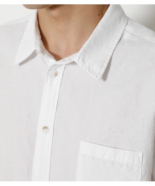 AZUL by moussy(アズールバイマウジー)の「SHADOW ALOHA SHIRT/シャドウアロハシャツ(シャツ/ブラウス・メンズ・ホワイト/ネイビー/ライトピンク・SMALL/MEDIUM/LARGE/X-LARGE)」の17枚目の写真
