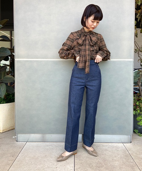 ESTNATION（エストネーション）の「COLUMN / ドビーチェックフリル