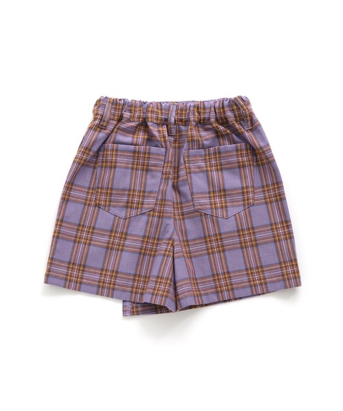 SISTER JENNI（SISTER JENNI）の「チェックスカート風ショーパン（その他パンツ・キッズ・ラベンダー/レッド/ブラウン・130cm/140cm/150cm/160cm）」の11枚目の写真