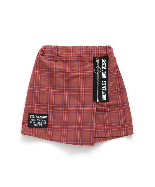 SISTER JENNI（SISTER JENNI）の「チェックスカート風ショーパン（その他パンツ・キッズ・ラベンダー/レッド/ブラウン・130cm/140cm/150cm/160cm）」の10枚目の写真