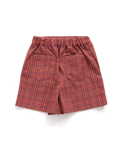 SISTER JENNI（SISTER JENNI）の「チェックスカート風ショーパン（その他パンツ・キッズ・ラベンダー/レッド/ブラウン・130cm/140cm/150cm/160cm）」の16枚目の写真