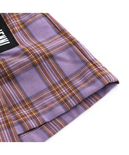 SISTER JENNI（SISTER JENNI）の「チェックスカート風ショーパン（その他パンツ・キッズ・ラベンダー/レッド/ブラウン・130cm/140cm/150cm/160cm）」の18枚目の写真