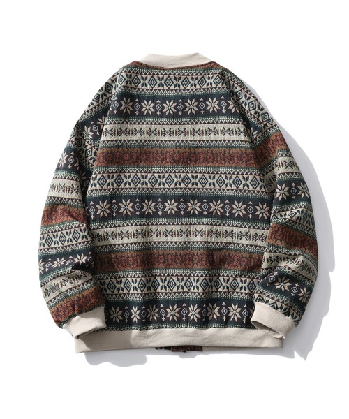 HOOK（フック）の「HOOK- パッチワーク柄幾何学模様 ゴブランブルゾン