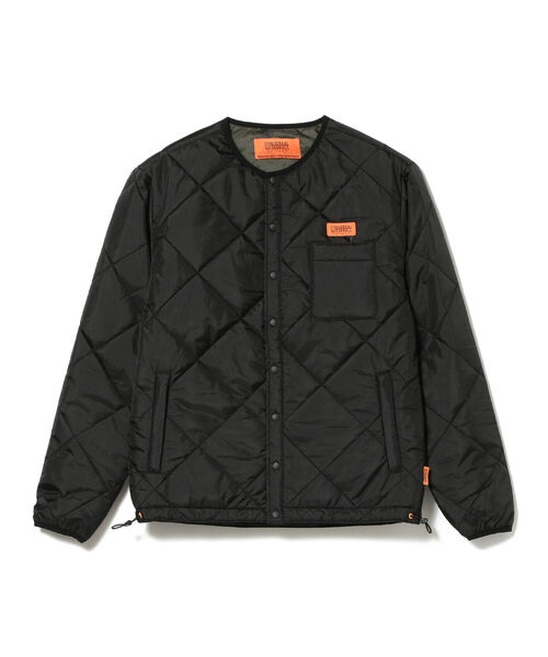 UNIVERSAL OVERALL（ユニバーサルオーバーオール）の「UNIVERSAL OVERALL / Quilt Blouson（ブルゾン・メンズ・ブラック/オリーブ/ブラウン系その他・MEDIUM/LARGE）」の4枚目の写真