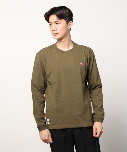 CHUMS(チャムス)の「【CHUMS】Booby Logo L/S T-Shirt(Tシャツ/カットソー・メンズ・ネイビー/カーキ/ホワイト/ブラック/ダークグリーン/ホワイト×ネイビー・X-LARGE/LARGE/MEDIUM)」の19枚目の写真