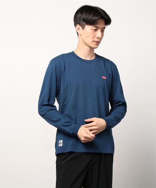 CHUMS(チャムス)の「【CHUMS】Booby Logo L/S T-Shirt(Tシャツ/カットソー・メンズ・ネイビー/カーキ/ホワイト/ブラック/ダークグリーン/ホワイト×ネイビー・X-LARGE/LARGE/MEDIUM)」の20枚目の写真