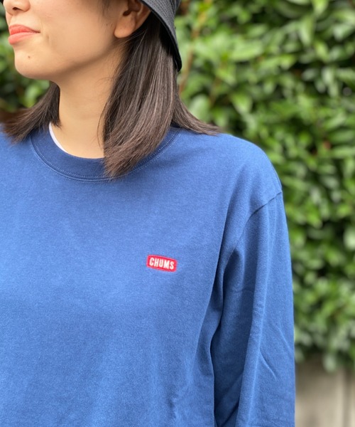 CHUMS(チャムス)の「【CHUMS】Booby Logo L/S T-Shirt(Tシャツ/カットソー・メンズ・ネイビー/カーキ/ホワイト/ブラック/ダークグリーン/ホワイト×ネイビー・X-LARGE/LARGE/MEDIUM)」の21枚目の写真