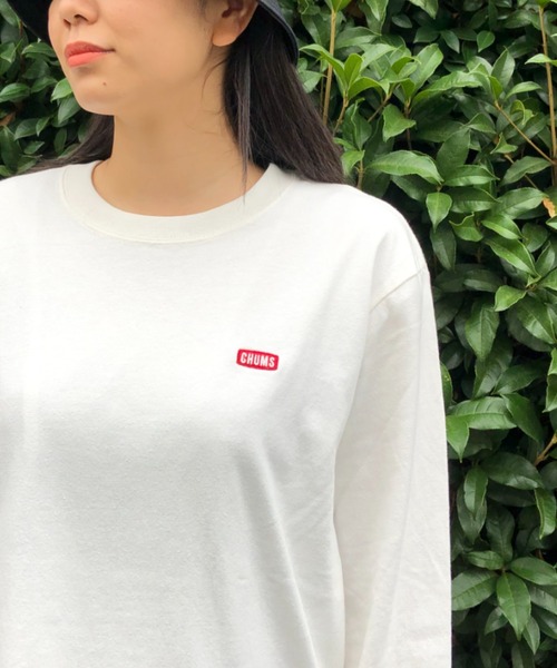 CHUMS(チャムス)の「【CHUMS】Booby Logo L/S T-Shirt(Tシャツ/カットソー・メンズ・ネイビー/カーキ/ホワイト/ブラック/ダークグリーン/ホワイト×ネイビー・X-LARGE/LARGE/MEDIUM)」の22枚目の写真