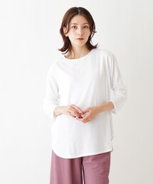 SHOO・LA・RUE | ラウンドテールクルーネックT(Tシャツ/カットソー)
