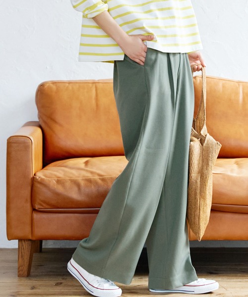 coca（coca）（コカ）の「＼＼新色登場／／ワイドパンツ（その他パンツ・レディース・ブラック/ブラウン/グレー/レッド/グリーン/カーキ/イエロー・SHORT/LONG）」の5枚目の写真