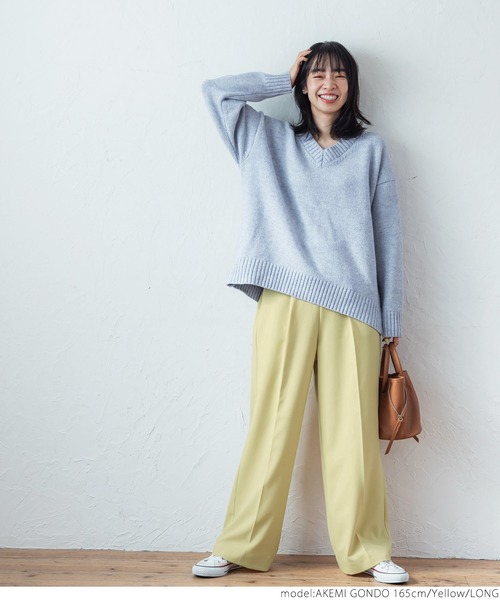 coca（coca）（コカ）の「＼＼新色登場／／ワイドパンツ（その他パンツ・レディース・ブラック/ブラウン/グレー/レッド/グリーン/カーキ/イエロー・SHORT/LONG）」の8枚目の写真