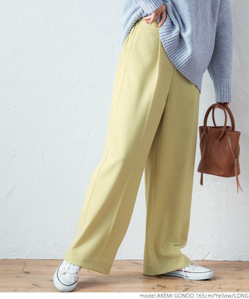 coca（coca）（コカ）の「＼＼新色登場／／ワイドパンツ（その他パンツ・レディース・ブラック/ブラウン/グレー/レッド/グリーン/カーキ/イエロー・SHORT/LONG）」の9枚目の写真