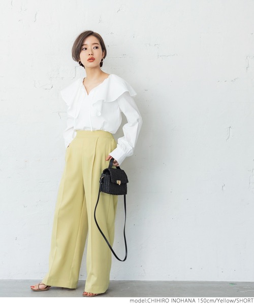 coca（coca）（コカ）の「＼＼新色登場／／ワイドパンツ（その他パンツ・レディース・ブラック/ブラウン/グレー/レッド/グリーン/カーキ/イエロー・SHORT/LONG）」の11枚目の写真