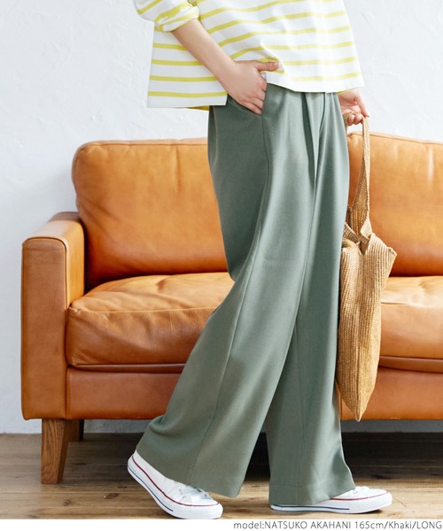 coca（coca）（コカ）の「＼＼新色登場／／ワイドパンツ（その他パンツ・レディース・ブラック/ブラウン/グレー/レッド/グリーン/カーキ/イエロー・SHORT/LONG）」の15枚目の写真