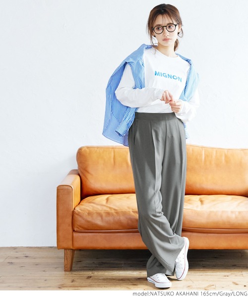 coca（coca）（コカ）の「＼＼新色登場／／ワイドパンツ（その他パンツ・レディース・ブラック/ブラウン/グレー/レッド/グリーン/カーキ/イエロー・SHORT/LONG）」の19枚目の写真