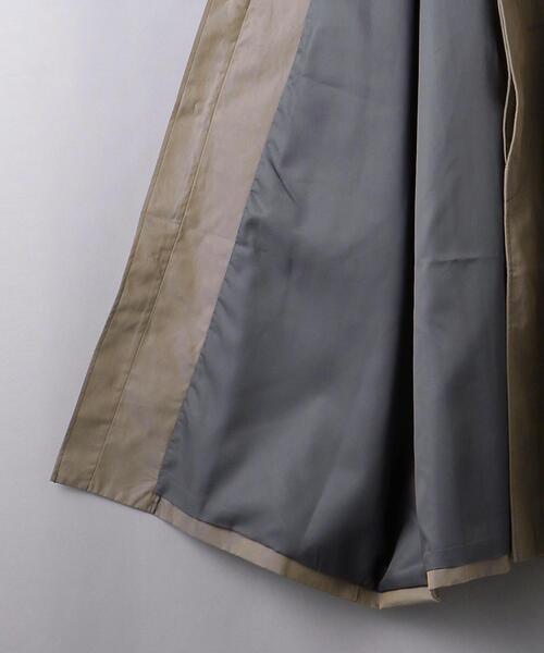 FILL THE BILL（フィルザビル）の「別注＜FILL THE BILL（フィル ザ ビル）＞ビッグ ステンカラー コート（その他アウター・レディース・ブラック/ベージュ・FREE）」の16枚目の写真