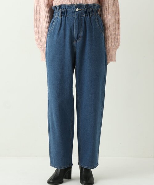 frames RAY CASSIN（フレームスレイカズン）の「ウエストギャザーパンツ（デニム）（デニムパンツ・レディース・インディゴブルー/ブルー・FREE）」の7枚目の写真