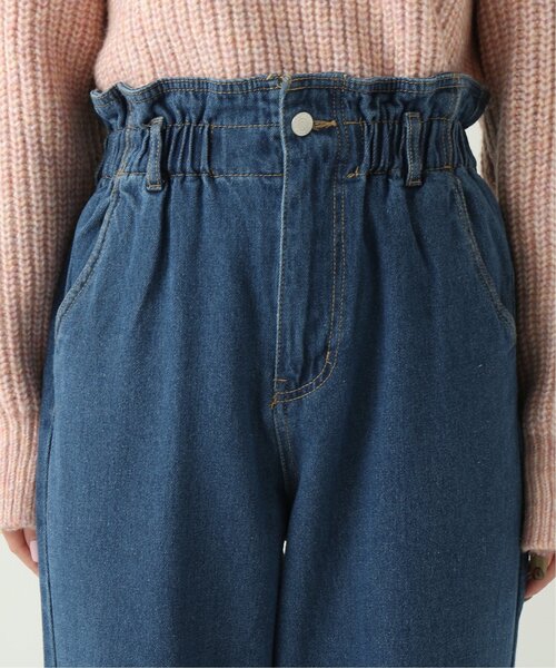 frames RAY CASSIN（フレームスレイカズン）の「ウエストギャザーパンツ（デニム）（デニムパンツ・レディース・インディゴブルー/ブルー・FREE）」の12枚目の写真