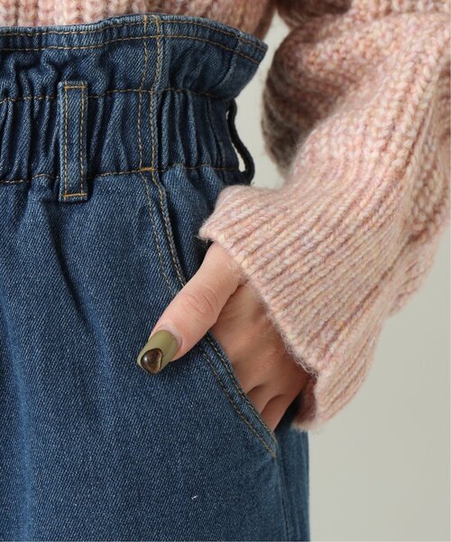 frames RAY CASSIN（フレームスレイカズン）の「ウエストギャザーパンツ（デニム）（デニムパンツ・レディース・インディゴブルー/ブルー・FREE）」の13枚目の写真