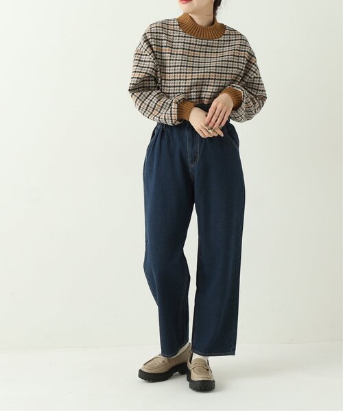 frames RAY CASSIN（フレームスレイカズン）の「ウエストギャザーパンツ（デニム）（デニムパンツ・レディース・インディゴブルー/ブルー・FREE）」の19枚目の写真