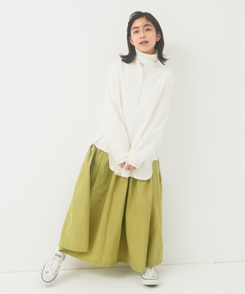 Libra Cue(リブラ キュー)の「ベーシックリブタートル(ニット/セーター・レディース・イエロー/グリーン/ホワイト/レッド/ブラック・FREE)」の15枚目の写真