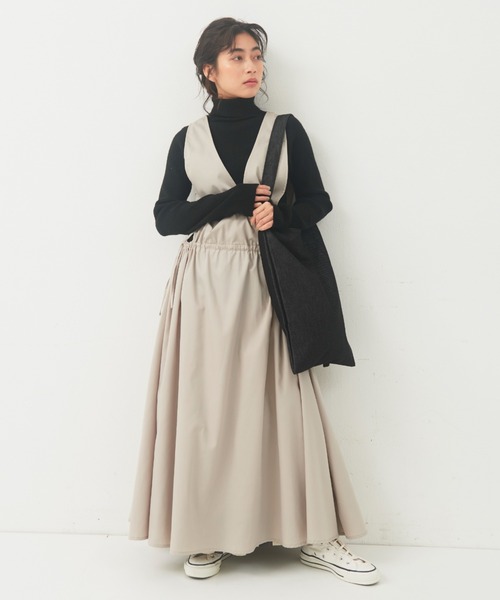 Libra Cue(リブラ キュー)の「ベーシックリブタートル(ニット/セーター・レディース・イエロー/グリーン/ホワイト/レッド/ブラック・FREE)」の18枚目の写真