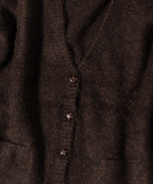 MUHET（ミュエータ）の「モヘア風カーディガン（カーディガン/ボレロ・レディース・ダークブラウン/パープル/ライトブラウン・SMALL/MEDIUM/LARGE）」の21枚目の写真