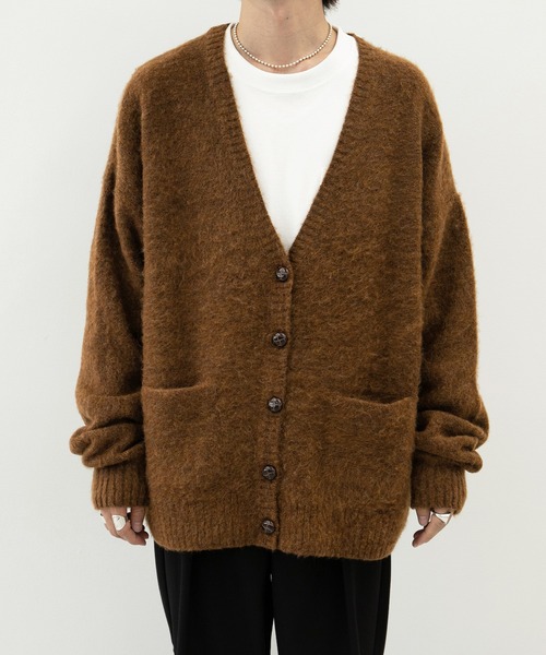MUHET（ミュエータ）の「モヘア風カーディガン（カーディガン/ボレロ・レディース・ダークブラウン/パープル/ライトブラウン・SMALL/MEDIUM/LARGE）」の18枚目の写真