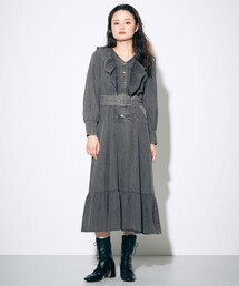 ラッフルティアードワンピース