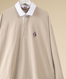 【BENDAVIS／ベンデイビス】ミニゴリラワンポイント刺繍ラガーシャツ