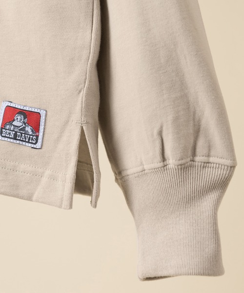 BEN DAVIS(ベンデイビス)の「【BENDAVIS/ベンデイビス】ミニゴリラワンポイント刺繍ラガーシャツ(その他トップス・メンズ・パープル/ネイビー/ブラック/アイボリー・M/L)」の13枚目の写真