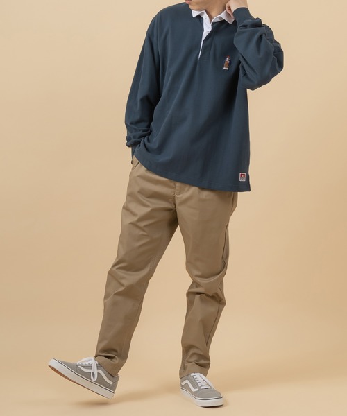 BEN DAVIS(ベンデイビス)の「【BENDAVIS/ベンデイビス】ミニゴリラワンポイント刺繍ラガーシャツ(その他トップス・メンズ・パープル/ネイビー/ブラック/アイボリー・M/L)」の19枚目の写真