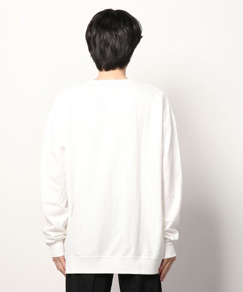 ALDIES(アールディーズ)の「Utopia Beats Big Cut / ユートピアビーツビッグカット(Tシャツ/カットソー・メンズ・ブラック/ホワイト・FREE)」の10枚目の写真