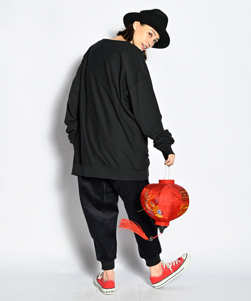 ALDIES(アールディーズ)の「Utopia Beats Big Cut / ユートピアビーツビッグカット(Tシャツ/カットソー・メンズ・ブラック/ホワイト・FREE)」の8枚目の写真