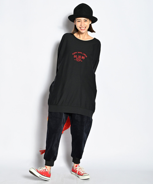 ALDIES(アールディーズ)の「Utopia Beats Big Cut / ユートピアビーツビッグカット(Tシャツ/カットソー・メンズ・ブラック/ホワイト・FREE)」の13枚目の写真