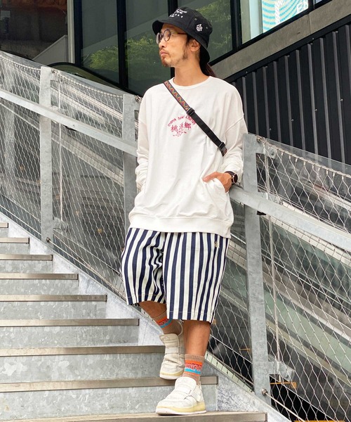 ALDIES(アールディーズ)の「Utopia Beats Big Cut / ユートピアビーツビッグカット(Tシャツ/カットソー・メンズ・ブラック/ホワイト・FREE)」の12枚目の写真