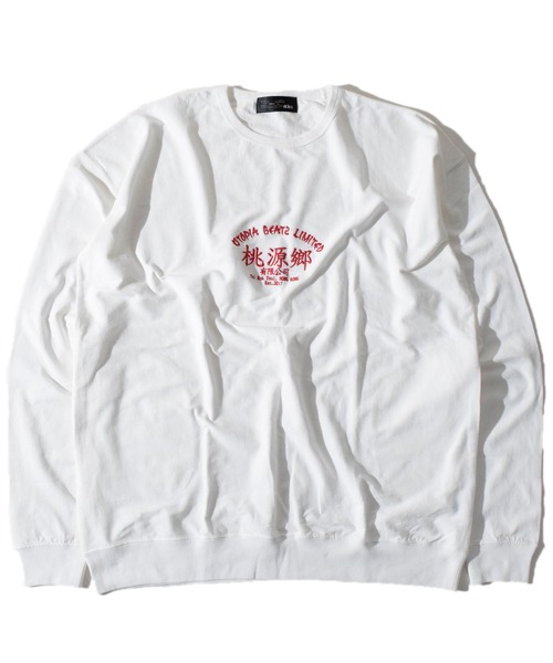 ALDIES(アールディーズ)の「Utopia Beats Big Cut / ユートピアビーツビッグカット(Tシャツ/カットソー・メンズ・ブラック/ホワイト・FREE)」の15枚目の写真