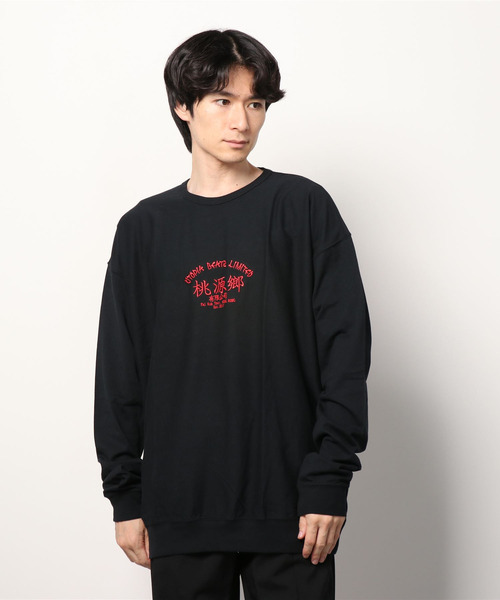ALDIES(アールディーズ)の「Utopia Beats Big Cut / ユートピアビーツビッグカット(Tシャツ/カットソー・メンズ・ブラック/ホワイト・FREE)」の14枚目の写真