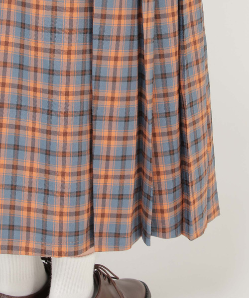 LBC（エルビーシー）の「チェックベルテッドスカート（スカート・レディース・グレー/オレンジ・M/L）」の10枚目の写真