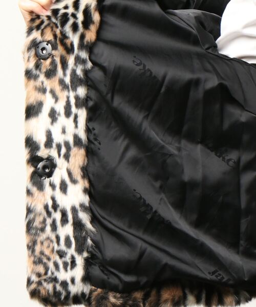 MADEMOISELLE ROPE'（マドモアゼル ロペ）の「【jakke】 レオパードフェイクファーコート（その他アウター・レディース・ベージュ・FREE）」の2枚目の写真