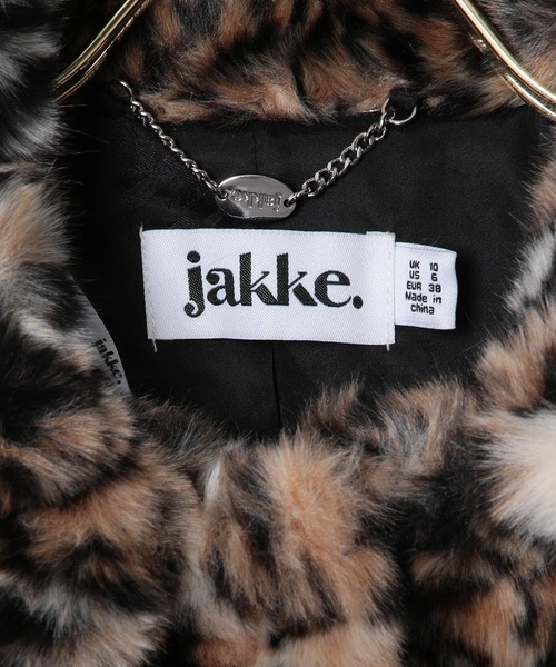 MADEMOISELLE ROPE'（マドモアゼル ロペ）の「【jakke】 レオパードフェイクファーコート（その他アウター・レディース・ベージュ・FREE）」の12枚目の写真