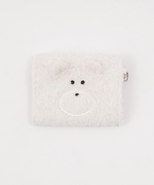 one after another NICE CLAUP（ワンアフターアナザーナイスクラップ）の「まめくまアクリルスタンドケース（その他小物・レディース・ホワイト/ブラック/ベージュ/ミント/サックスブルー/パープル/イエロー/ピンク/レッド/オレンジ・FREE）」の2枚目の写真