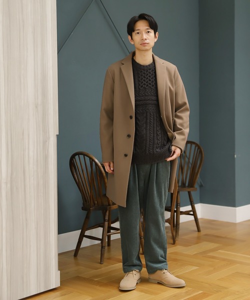 LAKOLE(ラコレ)の「ケーブル編みニットプルオーバー / 957532(ニット/セーター・メンズ・アイボリー/チャコール/ブラウン/ネイビー・MEDIUM/LARGE)」の13枚目の写真