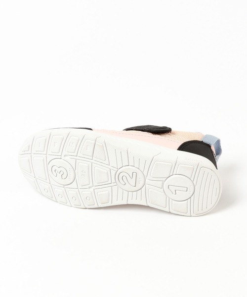 IFME（イフミー）の「【IFME（イフミー）】ベルクロスニーカー(KIDS)（スニーカー・キッズ・グレー/ピンク・17.0cm/18cm/19cm/20cm/21cm）」の4枚目の写真